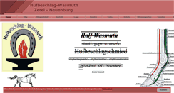 Desktop Screenshot of hufbeschlag-wasmuth.de